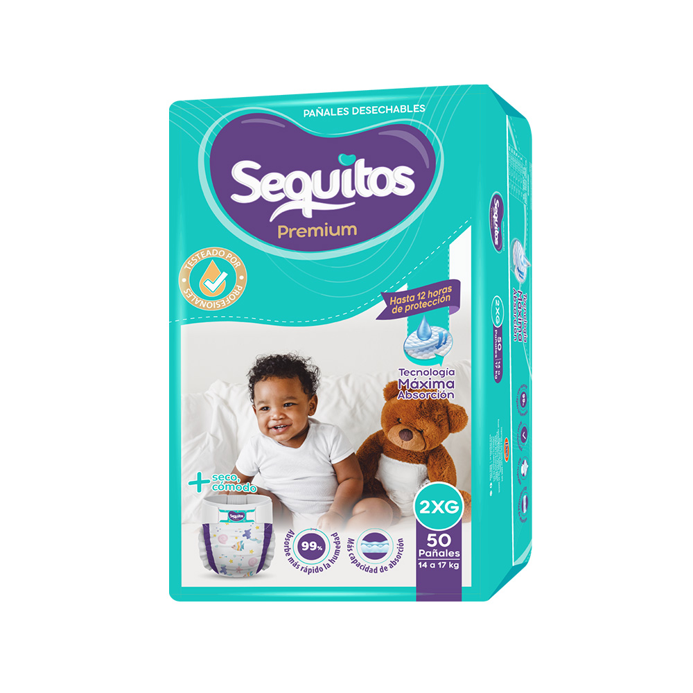 Pañal Sequitos XXG 50 Unidades
