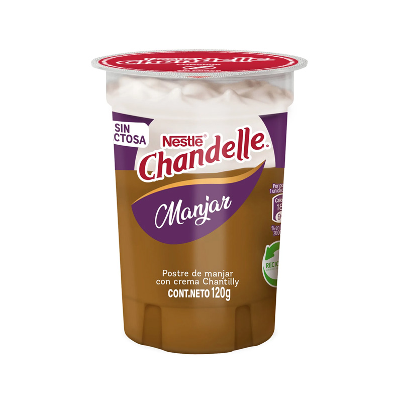 Chandelle Crema Manjar 120 Grs