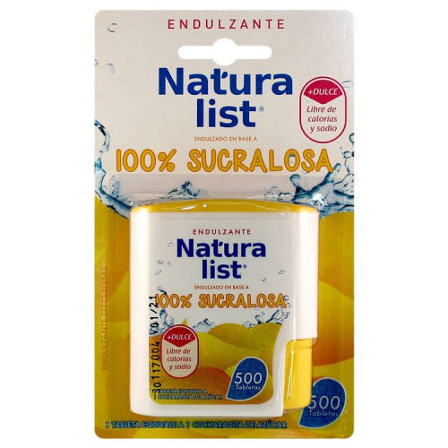 Naturalist Sucralosa 500 Tab.