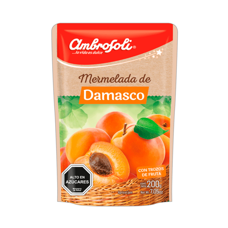 Mermelada Ambrosoli Damasco 200 Grs