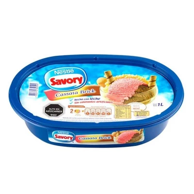 Savory Helado Cassata Brick 1L