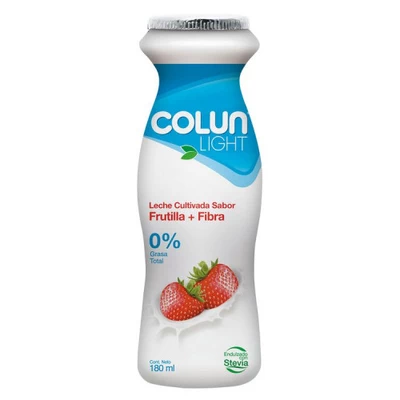 Leche Cultivada Colun Light Frutilla 180 cc