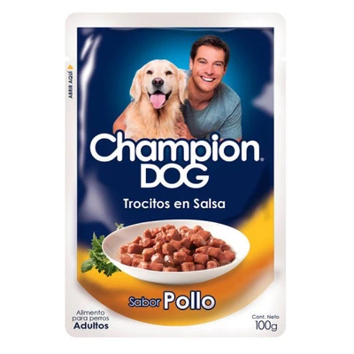 Champion  Dog Pouch Pollo  100 Grs