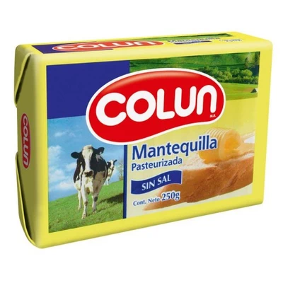 Mantequilla Colun S/Sal 250 Gr