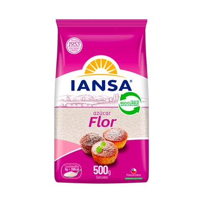 Azúcar Flor Iansa 500 Grs