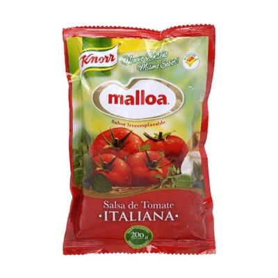 Salsa Malloa Italiana Sachet 200 Grs.
