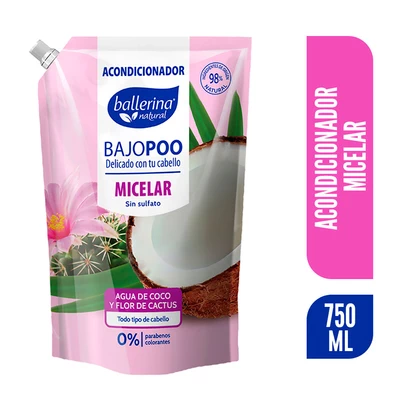 Acondicionador Ballerina Micelar Bajopoo Dp 750 ml