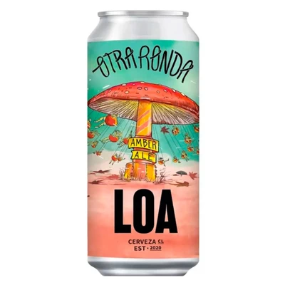 Cerveza Loa Amber Ale Otra Ronda 5.5° 470 Ml