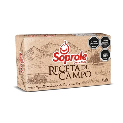Mantequilla Arte Soprole  C/Sal 250 Gr