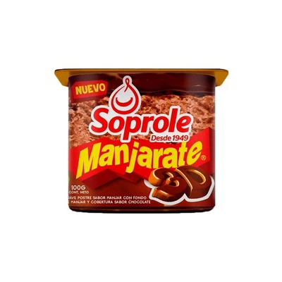 Manjarate Soprole Postre 3D 100 gr