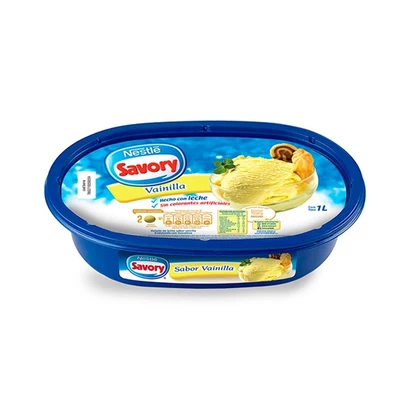 Savory Helado Vainilla 1 Lt