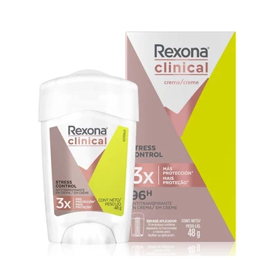 Desodorante Rexona Clinical Stress Control 48 grs