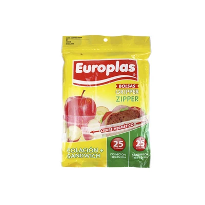 Bolsa Europlas 25 und Colación 25 und Sandwich