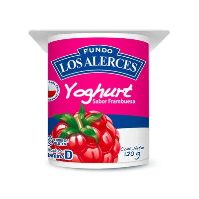 Yogurt Los Alerce Frambueza 120 Gr