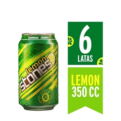 Cerveza Lemon Stones Lata Pack 6 X 355 Cc