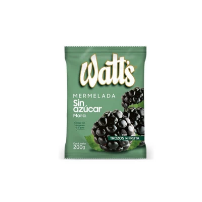 Mermelada Watts S/Azucar Mora 200 Gr