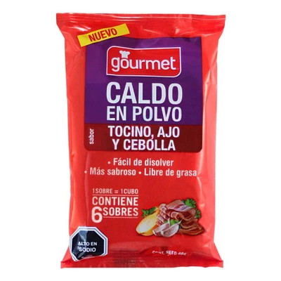 Caldo Gourmet Ajo Cebolla 48 gr