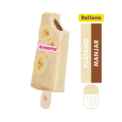 Helado Kreems Platano/Manj 123Grs
