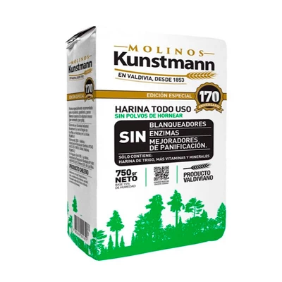 Harina Kunstmann S/P Papel 750 gr