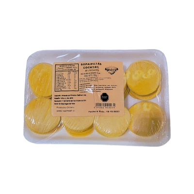 Sopaipillas Pequeñas 48 unidades 500 grs Rapifresh