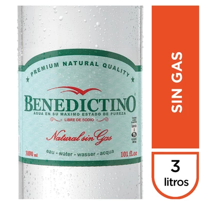 Benedictino Sin Gas 3 L