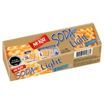 Galleta Mckay Soda Familiar  Light 180 gr