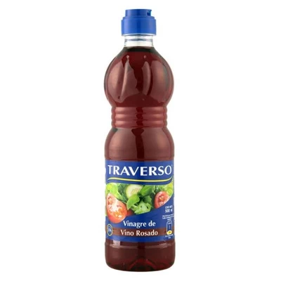 Vinagre Traverso Rosado 500 cc