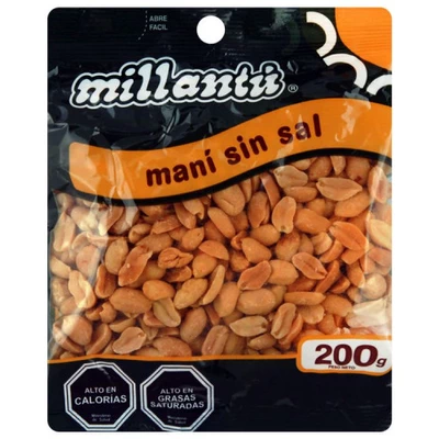 Maní Millantue S/Sal 200 Grs