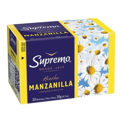 Hierbas Supremo Manzanilla 20 Bls