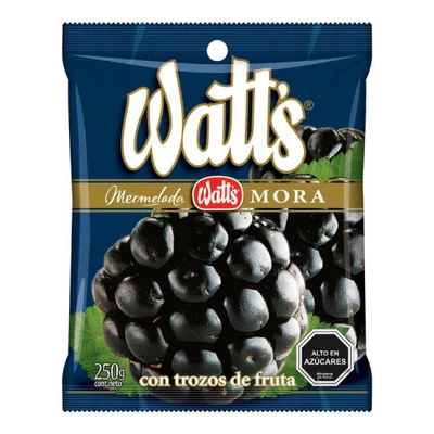 Mermelada Watts Mora 250 Grs