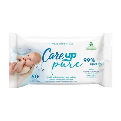 Toalla Húmeda Pure 99% Agua x 60 Unidades