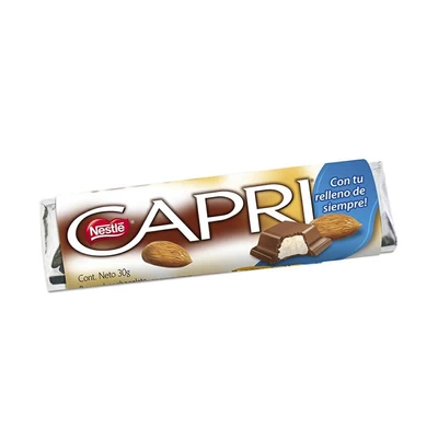 Chocolate Capri Almendra 30 Grs