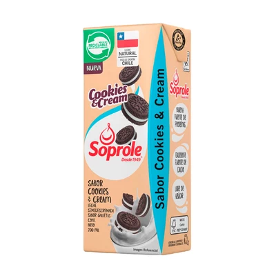 Leche Soprole Cookies Cream 200 ml