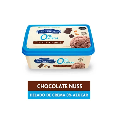 Helado San Francisco 0% Azúcar Chocolate Nuss