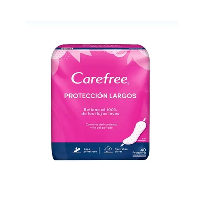 Carefree Protector Díario Largo X 40