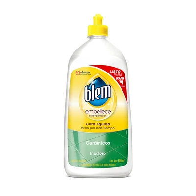 Cera Blem Líquido Cerámicos Incolora Botella  800 ml