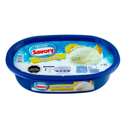 Savory Helado Piña 1L