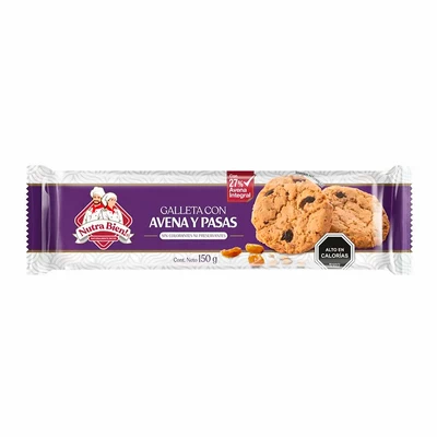 Galleta Avena Pasas Nutra Bien 150 Gr