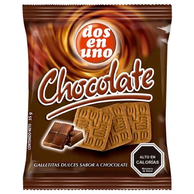 Galleta Dos En Uno Mini Chocolate 35 Gr