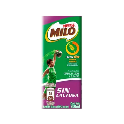 Milo Activ Go Sin Lac 200 Gr