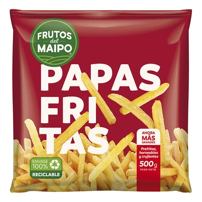 Papas Pre Fritas F Del Maipo 500 Grs