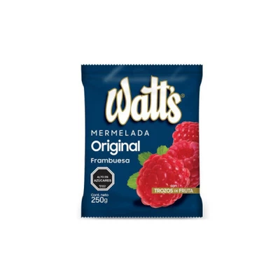 Mermelada Watts S/Azucar Frambuesa 200 Gr