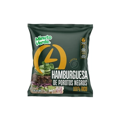 Hamburguesa Porotos Neg Minuto Verde 100 Gr