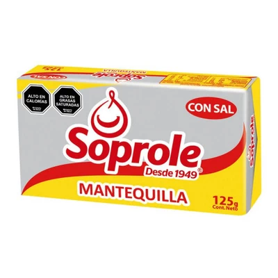 Mantequilla Soprole Pan 125 Gr