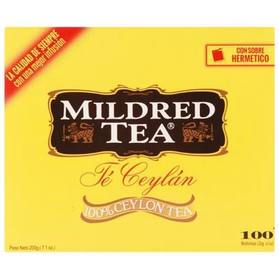 Té Mildred Ceylan 100 Bolsitas
