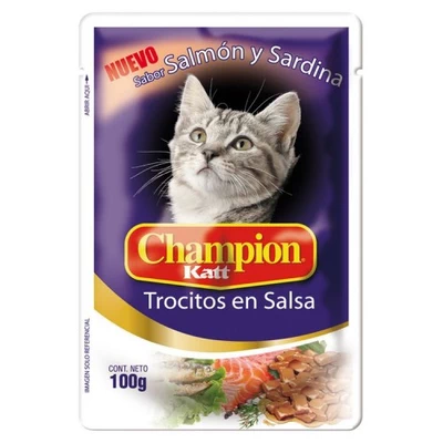 Champion Cat Pouch Salmon 100 Grs