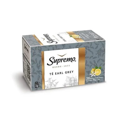 Té Supremo Earl Grey Premium 20 Bls