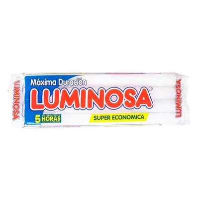 Vela Luminosa Super Económica 96 Grs