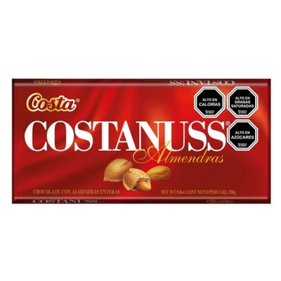 Chocolate Costa Nuss 250 Grs.