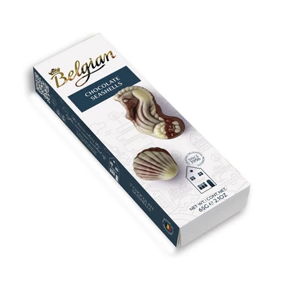 Chocolate Belgian Seashells 65 Grs 